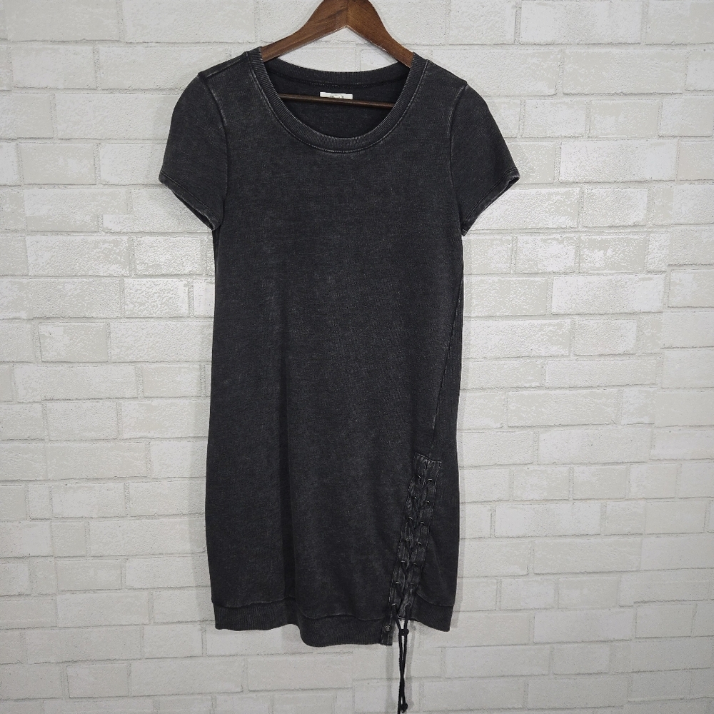 Maurices short sleeve lace up bottom dress